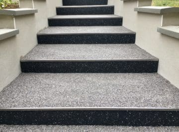 Escaliers en résine de marbre en Normandie